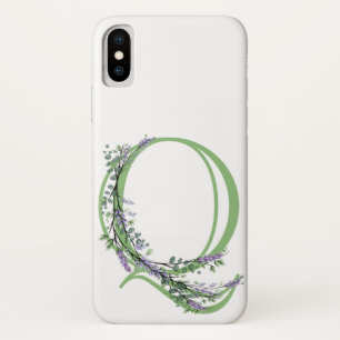 Capa Para iPhone Da Case-Mate Monograma Q Lavanda Eucalipto