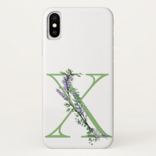 Capa Para iPhone Da Case-Mate Monograma X Lavanda Eucalipto