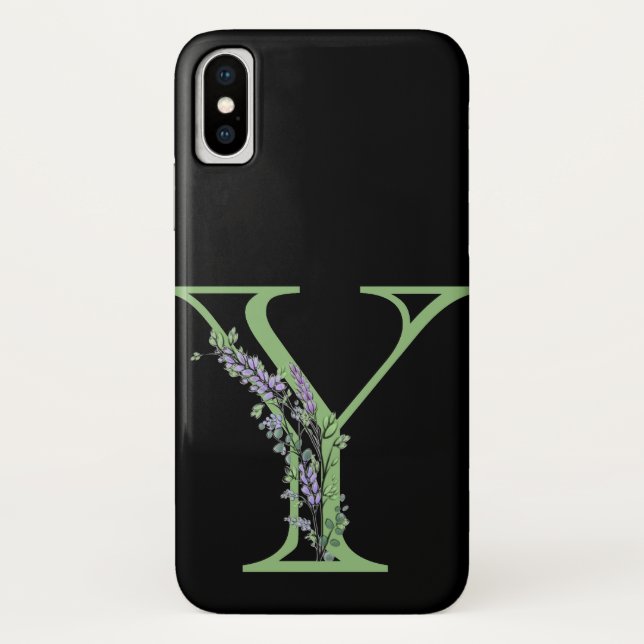 Capa Para iPhone, Case-Mate Monograma Y Lavanda Eucalyptus (Verso)
