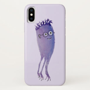 Capa Para iPhone Da Case-Mate Monstro engraçado das medusa do geek com vidros