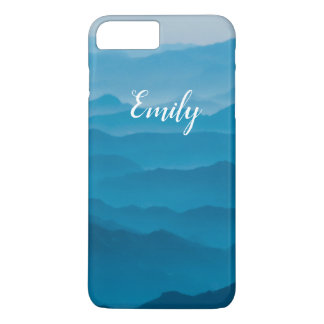 Capa iPhone 8 Plus/7 Plus Montanhas Azuis