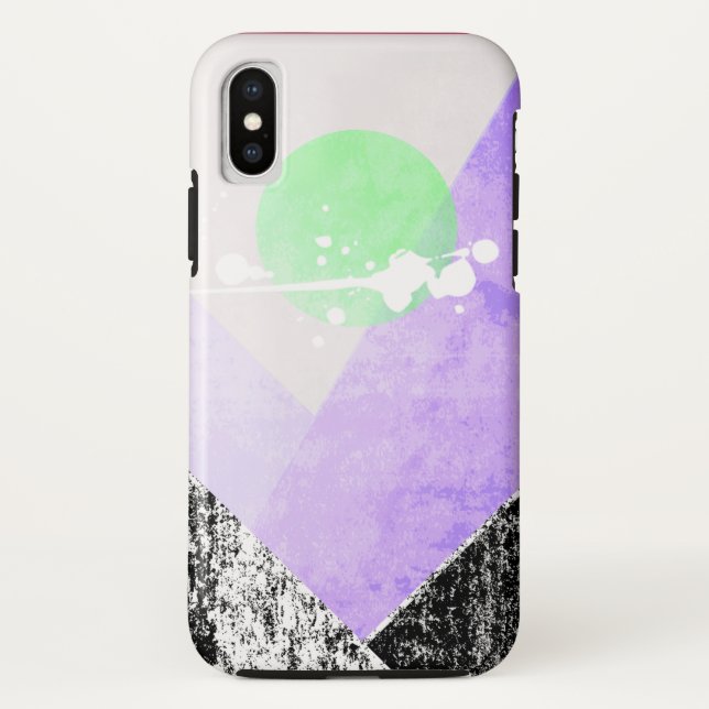 Capa Para iPhone, Case-Mate Montanhas roxas Design de de arte (Verso)