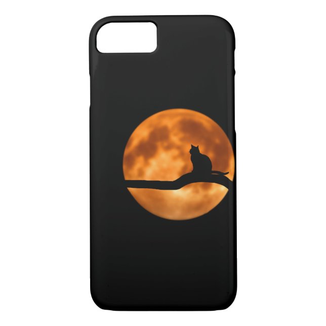 Capa Para iPhone, Case-Mate Moon Cat Phonecase (Verso)