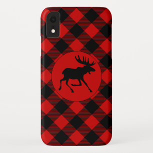 Capa Para iPhone Da Case-Mate Mose Selvagem no Padrão de Xadrez Red Buffalo