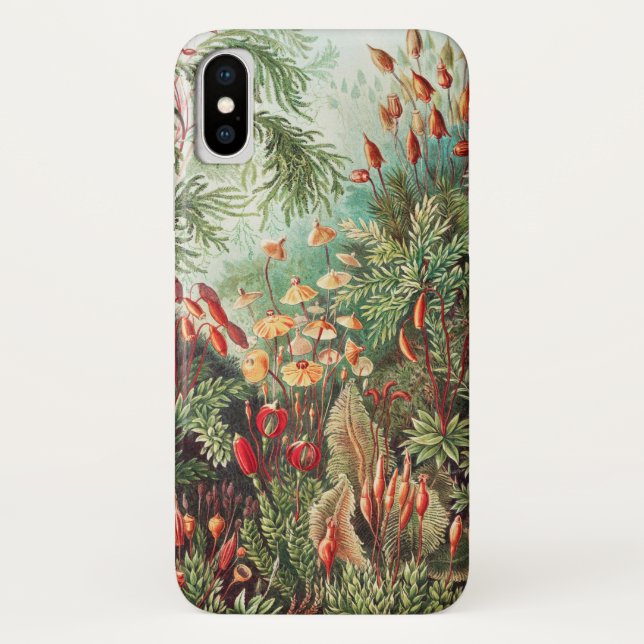 Capa Para iPhone, Case-Mate Mosses, Muscinae Laubmoose por Ernst Haeckel (Verso)