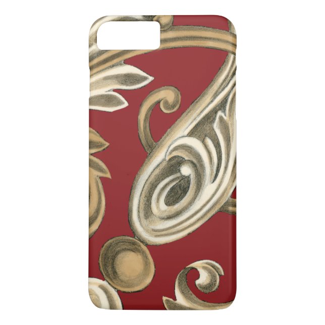 Capa Para iPhone, Case-Mate Motif Botânico Elegante com Folhagem Tan (Verso)