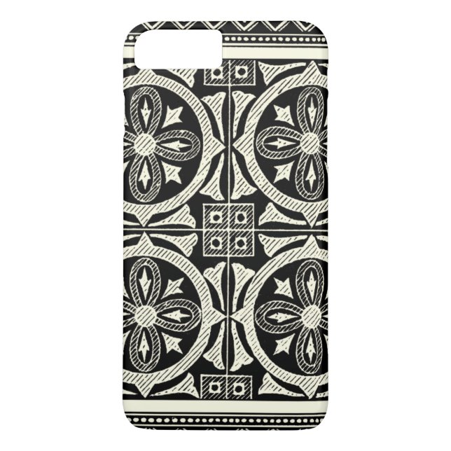 Capa Para iPhone, Case-Mate Motif de Mandala Preto e Branco pelo Vision Studio (Verso)