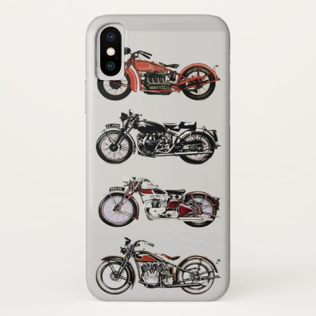 CAPA PARA iPhone, Case-Mate  MOTOCICLETAS VINTAGE (Verso)