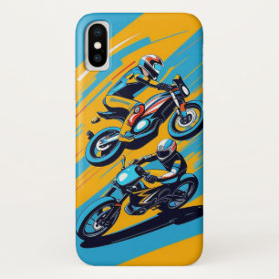 Capa Para iPhone Da Case-Mate Motociclista Inclinado em uma Curva Fechada