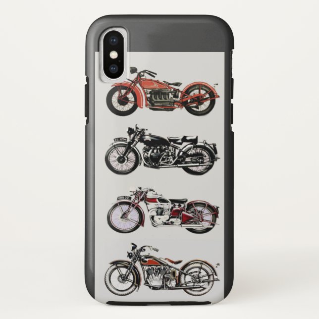 CAPA PARA iPhone, Case-Mate  MOTOCICLOS DE VINTAGEM (Verso)