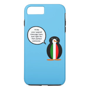 Capa Para iPhone Da Case-Mate Ms Pinguim Falante Italiana Personalizada