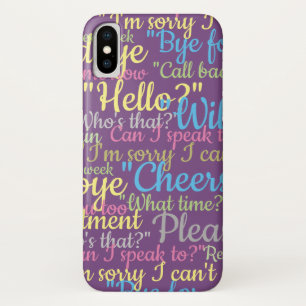 Capa Para iPhone Da Case-Mate Muito Design de Chatter
