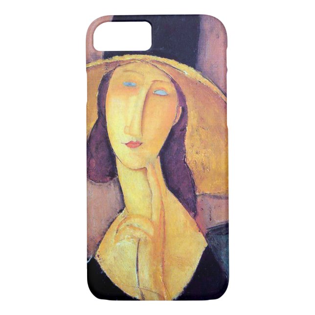 Capa Para iPhone, Case-Mate Mulher com chapéu grande, Modigliani (Verso)