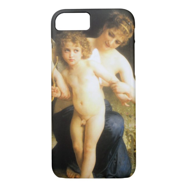 Capa Para iPhone, Case-Mate Mulher com Cupido, Bouguereau (Verso)