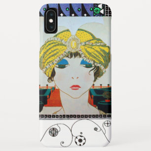 Capa Para iPhone Da Case-Mate MULHER COM TURBAN AMARELO ORIENTAL / Moda de Belez