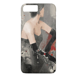 Capa Para iPhone Da Case-Mate Mulher da aguarela do vintage de Apple selvagem  