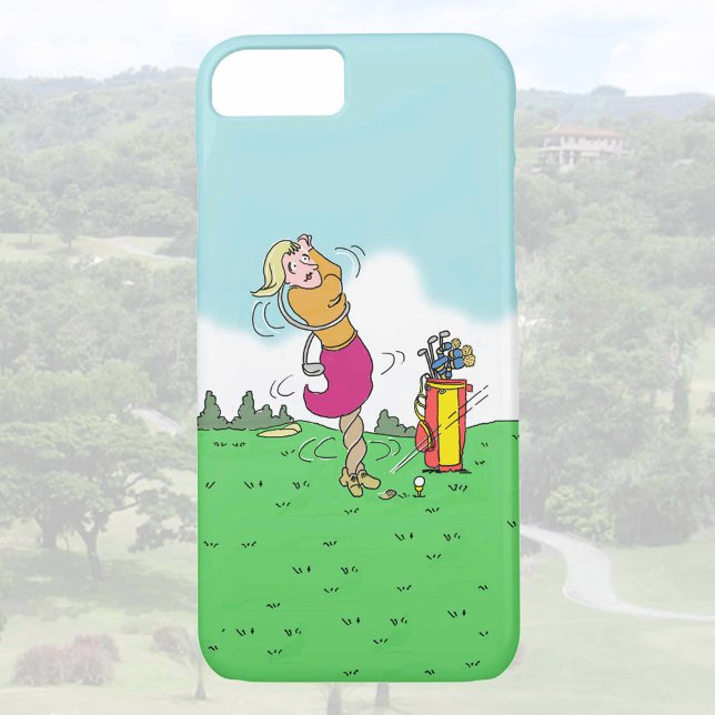 Capa Para iPhone, Case-Mate Mulher Jogando Golfe (Criador carregado)