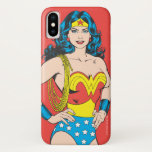Capa Para iPhone Da Case-Mate Mulher Maravilha | Dose de Vintage com Laço<br><div class="desc">Um clássico personagem de banda desenhada da Mulher Maravilha em pé.</div>