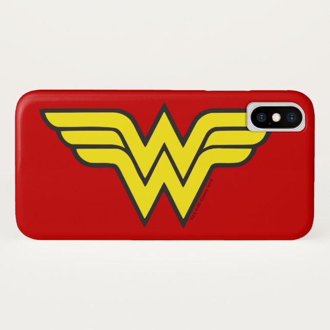 Capa Para iPhone, Case-Mate Mulher Maravilha | Logotipo clássico (Verso (Horizontal))