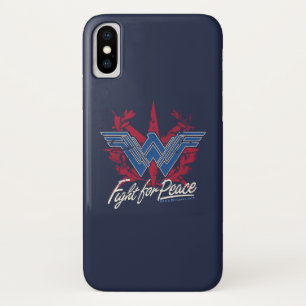 Capa Para iPhone X Mulher Maravilha Lutar Pela Paz Símbolo