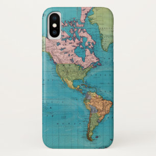 Capa Para iPhone Da Case-Mate Mundo, a projeção de Mercator