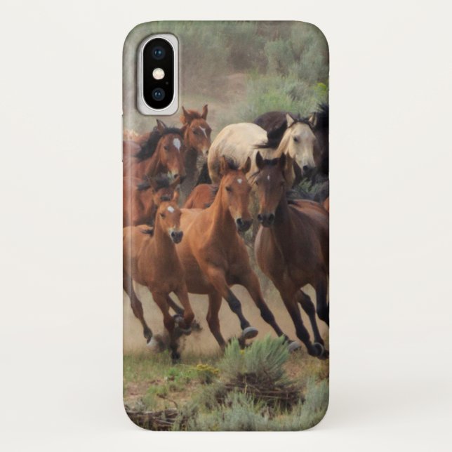 Capa Para iPhone, Case-Mate Mustang selvagens (Verso)