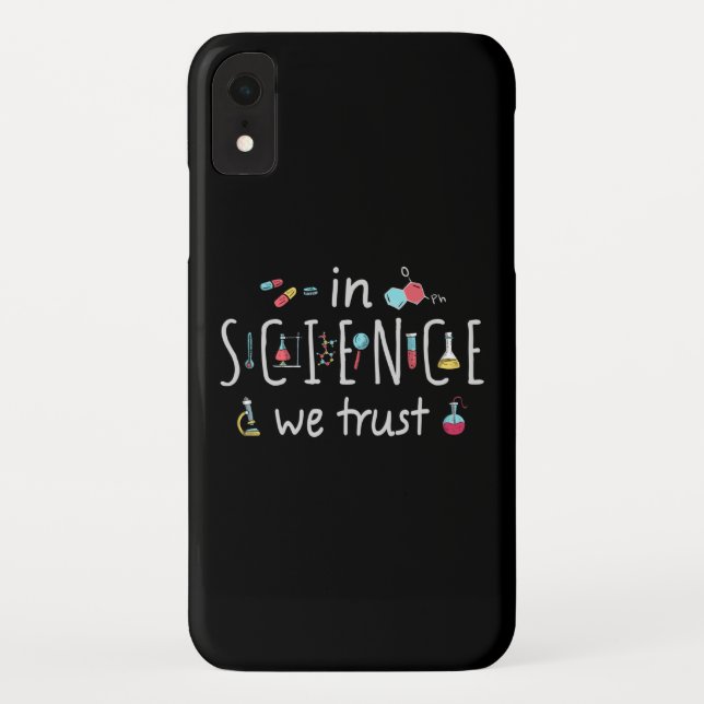 Capa Para iPhone, Case-Mate Na ciência confiamos (Verso)