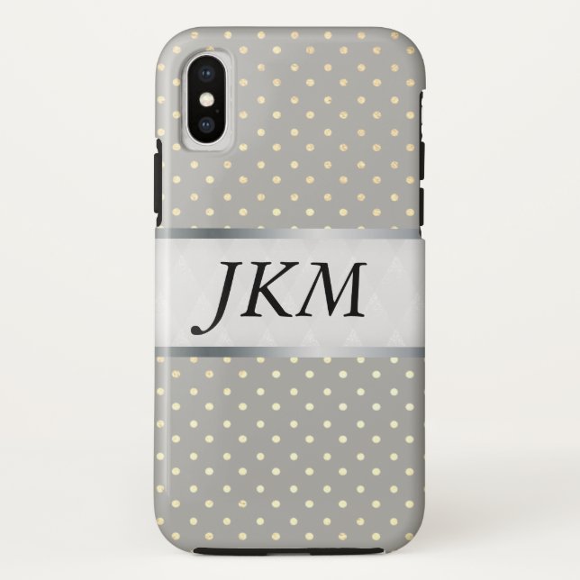 Capa Para iPhone, Case-Mate na moda de padrão ponto (Verso)