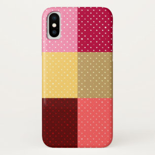 Capa Para iPhone Da Case-Mate Na moda iPhone X Maiúsculo com pontos coloridos