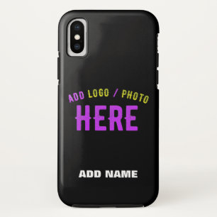 CAPA PARA iPhone DA Case-Mate NA MODA MODERNO PERSONALIZÁVEL NEGRO VERIFICADO CO