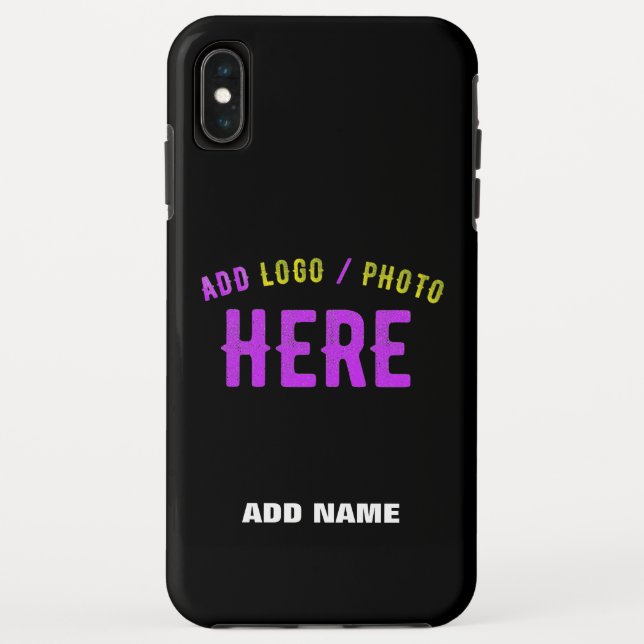 CAPA PARA iPhone, Case-Mate  NA MODA MODERNO PERSONALIZÁVEL NEGRO VERIFICADO CO (Verso)