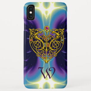 Capa Para iPhone Da Case-Mate NAMORADOS HYPER MONOGRAM Fúcsia Rosa Púrpura