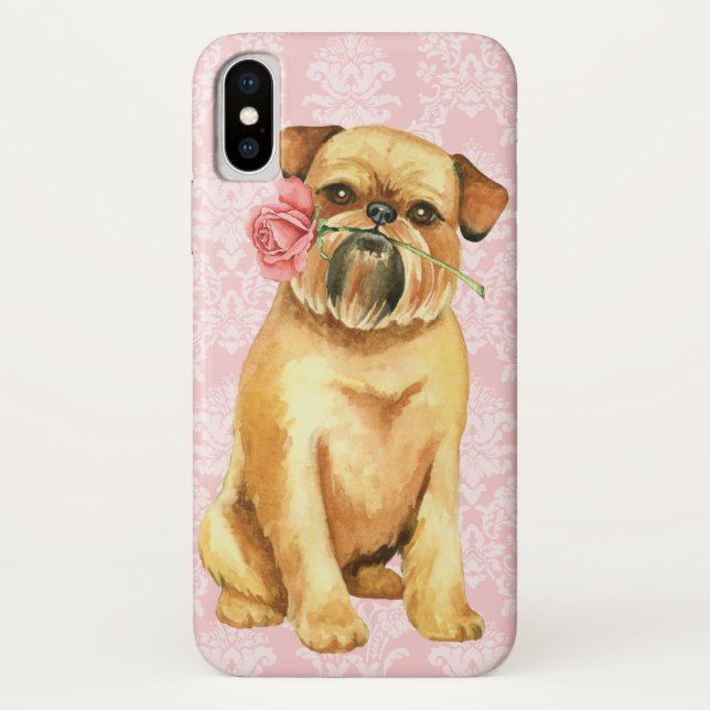 Capa Para iPhone, Case-Mate Namorados Rosa Bruxelas Griffon (Verso)