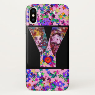 CAPA PARA iPhone X NAMORADOS VENETIANO MONOGRAMA Y LETRA