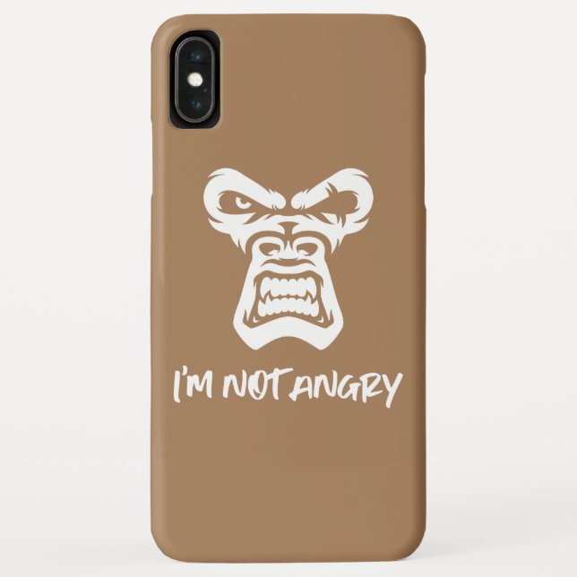 Capa Para iPhone, Case-Mate Não estou zangado, o macaco (Verso)