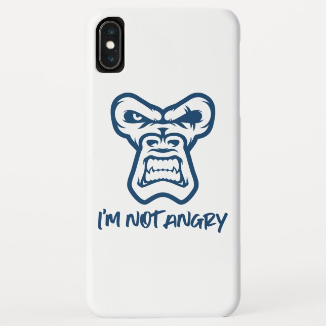 Capa Para iPhone, Case-Mate Não estou zangado, o macaco (Verso)