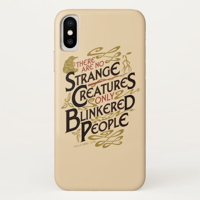 Capa Para iPhone, Case-Mate Não Existem Criaturas Estranhas (Verso)