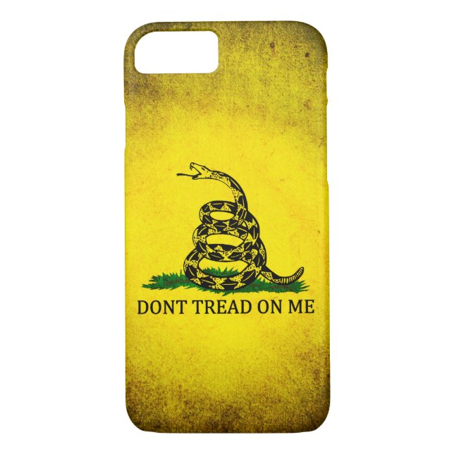 Capa Para iPhone, Case-Mate Não pise em mim a bandeira de Gadsden - afligida (Verso)