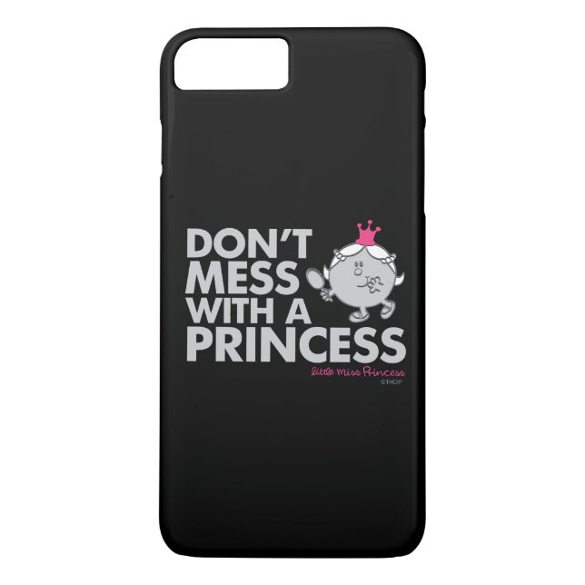 Capa Para iPhone, Case-Mate Não se meta com Miss Princesa (Verso)