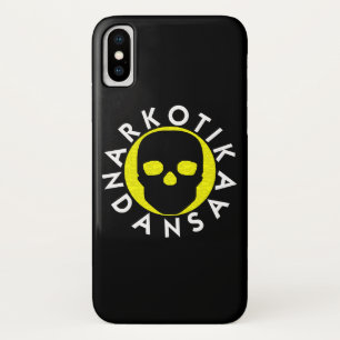 Capa Para iPhone Da Case-Mate NARKOTIKA LIV Caso de abacaxi iPhone X preto N3
