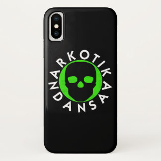 Capa Para iPhone Da Case-Mate NARKOTIKA LIV Caso de floresta iPhone X preto N3