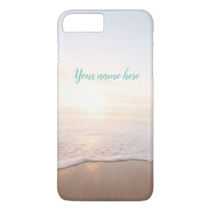 Capa iPhone 8 Plus/7 Plus Nascer do sol na praia