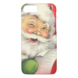 Capa iPhone 8/7 Natais vintages Santa Claus