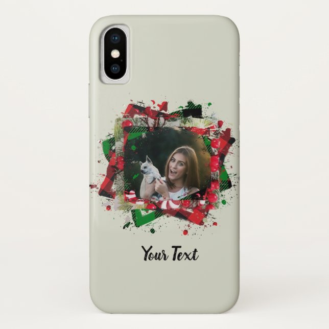 Capa Para iPhone, Case-Mate Natal de Pet da Família Personalizada (Verso)