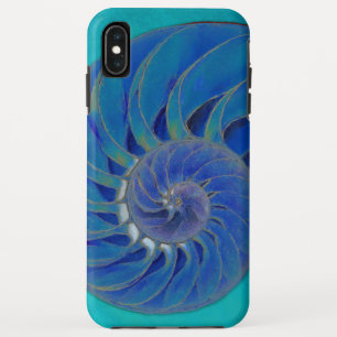 Capa Para iPhone Da Case-Mate Nautilus Shell no azul