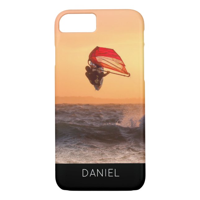 Capa Para iPhone, Case-Mate Navegação No Sunset Surfer Sailinternado (Verso)
