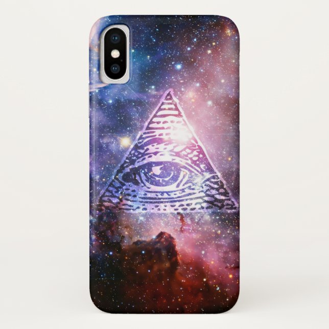 Capa Para iPhone, Case-Mate Nebulosa de Illuminati (Verso)