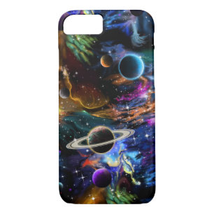 Capa iPhone 8/7 Nebulosa dos Planetas Espaciais da Galáxia