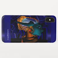 NEMES / HYPER ANDROID PORTRAIT Blue Sci Fi