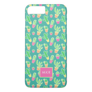 Capa Para iPhone Da Case-Mate Neon Watercolor Cactus Em Potes